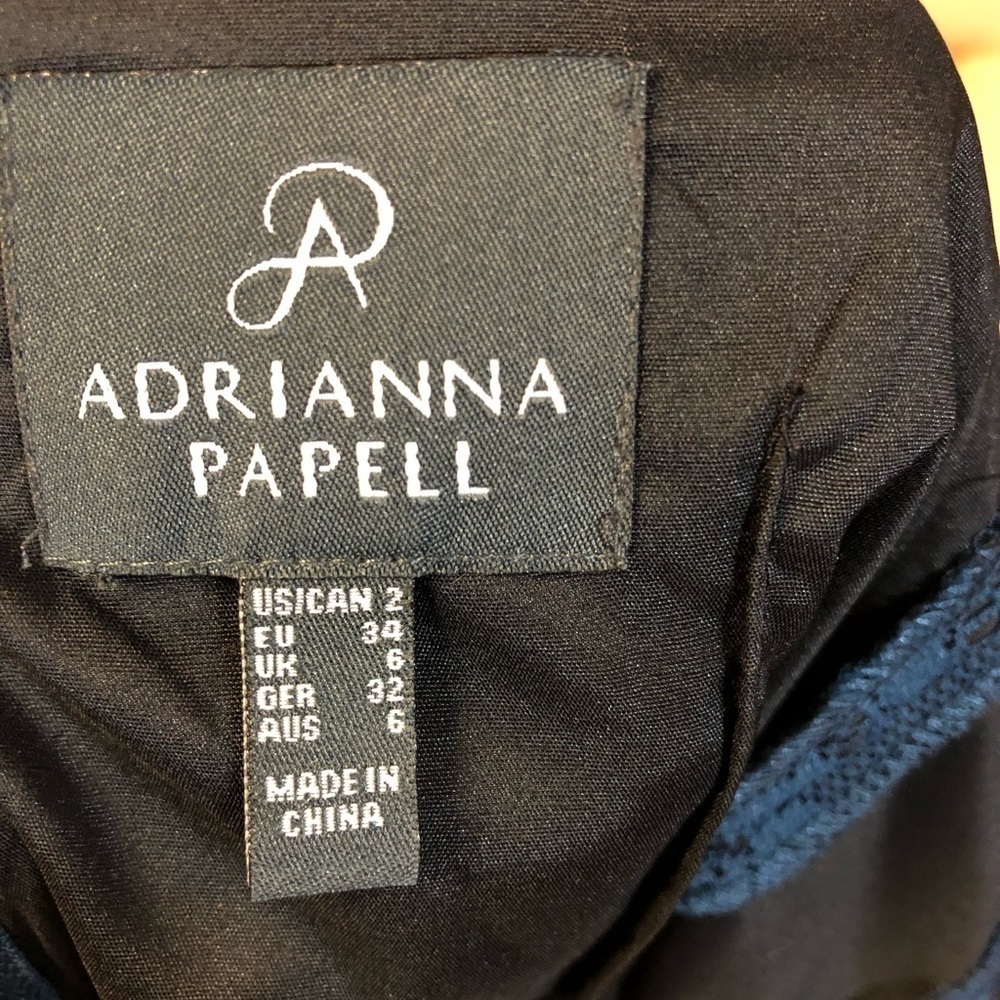 ADRIANNA PAPELL  SPECIAL OCCASION LACE DRESS - Picture 7 of 7